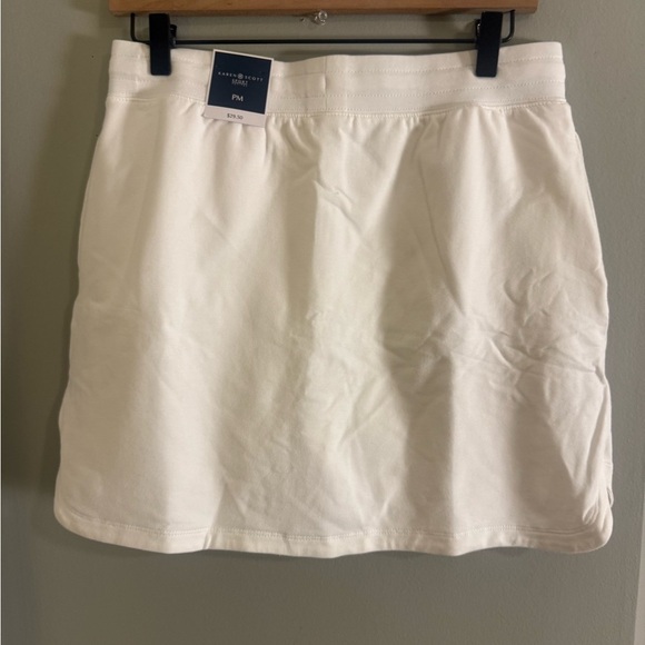 Karen Scott Sport White Skort PM Petite Medium NWT - Picture 2 of 8
